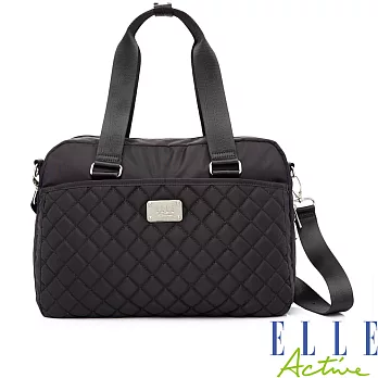 ELLE ACTIVE-生活印記系列-旅行袋(大)-黑色