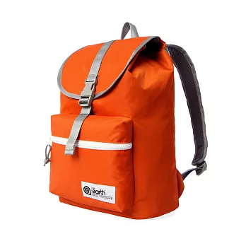 韓國包袋品牌 THE EARTH - NYLON 1 POCKET BACKPACK (Orange) 基本系列 防水尼龍後背包 (橘)
