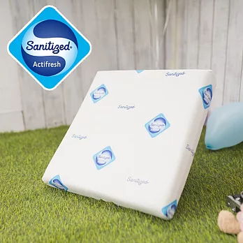 【Sanitized 山寧泰】防蟎抗菌釋壓記憶坐墊