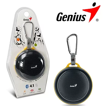 Genius昆盈 輕巧型無線藍牙喇叭SP-906BT黑色