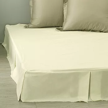 LITA麗塔(帝王摺雙人加大床裙-經典四色)米白