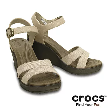 Crocs - 女款 - 蕾麗坡跟二代 -35滾草棕/深咖啡色