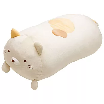 San-X 角落公仔角落圖鑑系列超柔軟趴趴抱枕。羞羞貓