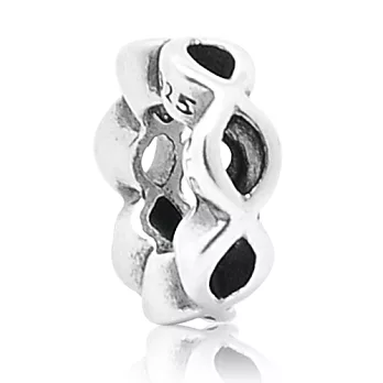 Pandora 潘朵拉 橢圓簍空麻花 純銀墜飾 串珠