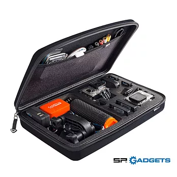【SP GADGETS】外出收納攜行盒(黑)-L 53040
