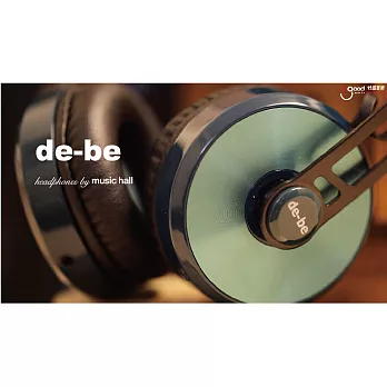 Music Hall de-be封閉式耳罩耳機/內建麥克風/湖水藍