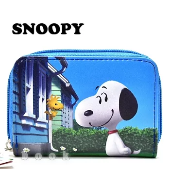 SNOOPY【溫馨時刻】天空藍零錢包