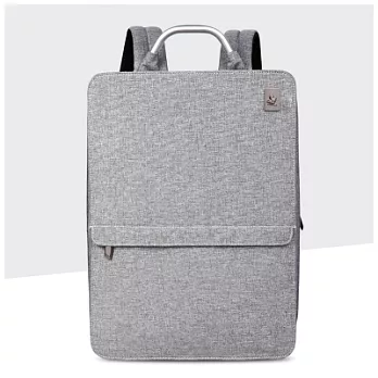 【Flightline】City Classic 城市系列 簡約方型 商務手提 後背 雙肩電腦包-淺灰
