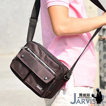Jarvis賈維斯 側背包 休閒公事包-格調-8811黑色