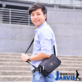 Jarvis賈維斯 側背包 休閒多功能-悠遊-8824黑色