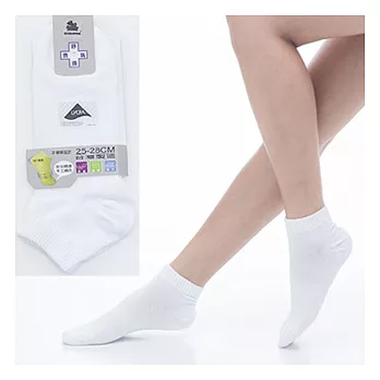 【KEROPPA】可諾帕舒適透氣減臭加大超短襪x白色兩雙(男女適用)C98005-X
