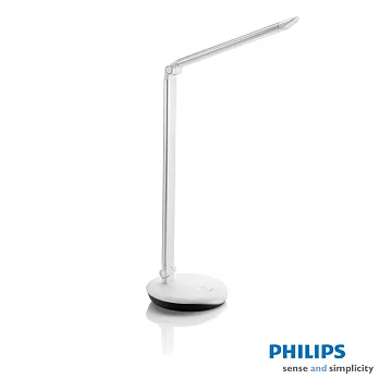 【飛利浦PHILIPS】LEVER酷恒LED檯燈(銀) 72007