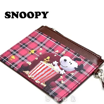 Snoopy【歡樂爆米花】票卡零錢包