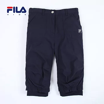【FILA】素面縮口休閒七分褲(丈青)135丈青