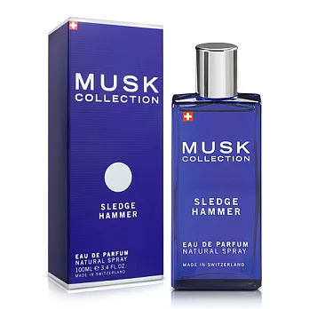 Musk Collection 瑞士 經典藍麝香男性淡香精(100ml)-送品牌沐浴精&紙袋