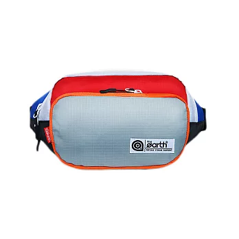 韓國包袋品牌 THE EARTH - WAIST BAG (M.03) 基本系列 防潑水尼龍腰包 (灰/橘/藍)