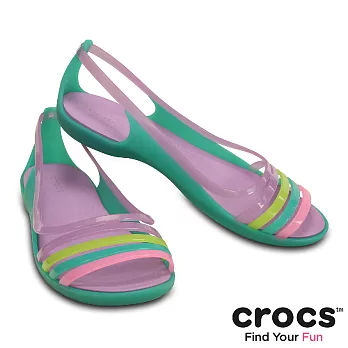 Crocs - 女款 - 伊莎貝拉平底涼鞋 -35鳶尾紫色