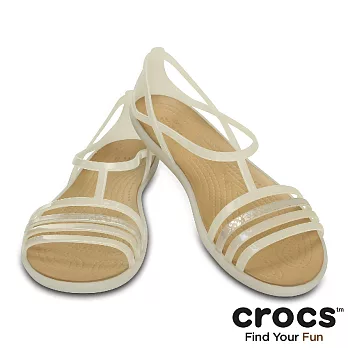 Crocs - 女款 - 伊莎貝拉夏日涼鞋 -35牡蠣色