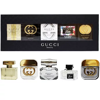 GUCCI beauty 經典女性小香禮盒組 (5ml*5)