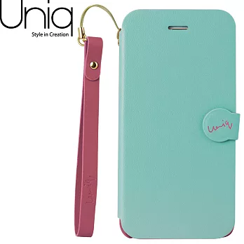 Uniq Lolita iPhone 6/6s皮套(附手腕繩)-粉綠