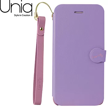 Uniq Lolita iPhone 6/6s皮套(附手腕繩)-粉紫