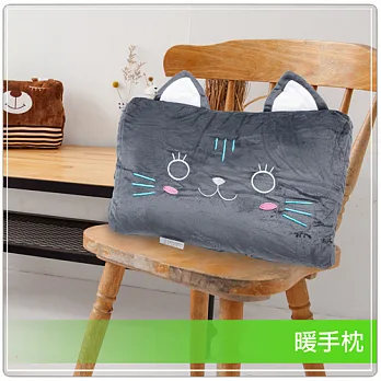 俏皮刺繡暖手枕-喵喵