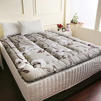 【契斯特】純棉京都日式床墊-特大-四色可選秋雅竹梅