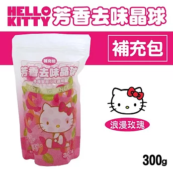 Hello Kitty 芳香去味晶球補充包 (浪漫玫瑰) 300gX6包