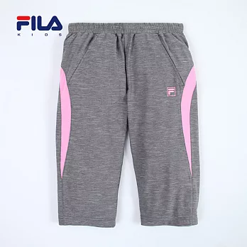 【FILA】活力曲線休閒運動六分褲(麻灰)135麻灰