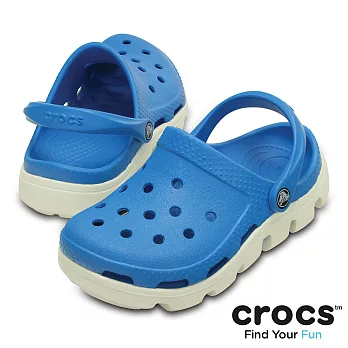 Crocs - 童 - 小動力迪特平底鞋23海藍/白色