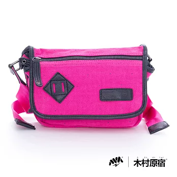 木村原宿 MM日系潮包 - 粉紅派對女孩專用郵差包 - 粉桃花
