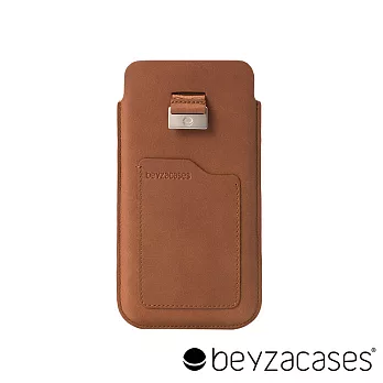 Beyzacases Natural ID Slim iPhone 6/6S Plus 專用超薄卡片皮套 -經典褐(BZ06608)