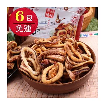 【食在安市集】蝦鮮生:香脆咔啦魷魚酥 6入組 (口味任選-原味/辣味/芥末)