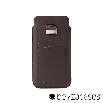 Beyzacases Natural ID Slim iPhone 6/6S Plus 專用超薄卡片皮套 -沈穩深棕(BZ06615)