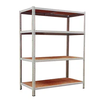 DIY S-300型 4層3格多用途角鋼架 90X65X180