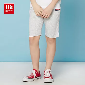 JJLKIJJLKIDS 英式素面運動休閒短褲(麻灰)120麻灰