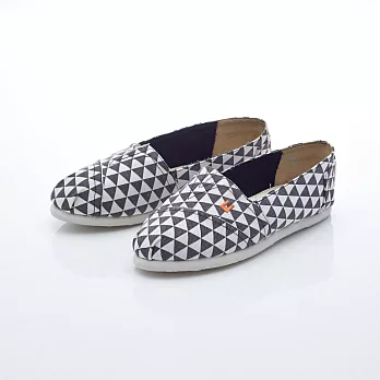 Lebunny Bleu 韓國藍兔子-SLIP-ONS-幾何潮流便鞋-4s6.5黑