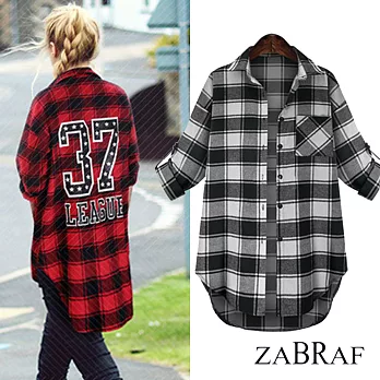 【BR】寬鬆磨毛格紋襯衫-XL~4XL可選(現貨+預購)XL黑色