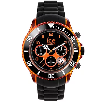 【Ice-Watch】電流系列 閃電三眼計時腕錶 (橘 IWCH.KOE.BB.S.12)