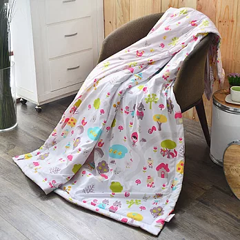 義大利Fancy Belle《小紅帽歷險》純棉涼被(5x6.5尺)