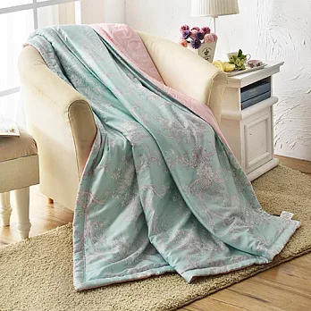 義大利La Belle《花曜滿庭》100%天絲涼被(5x6.5尺)