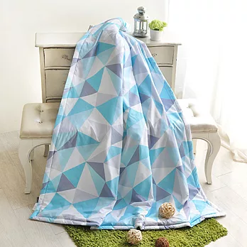 義大利La Belle《湛藍夏日》天使絨涼被(5x6尺)