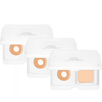 SK-Ⅱ 超肌因鑽光透亮粉凝霜SPF40/PA+++(#420)(1g)*3
