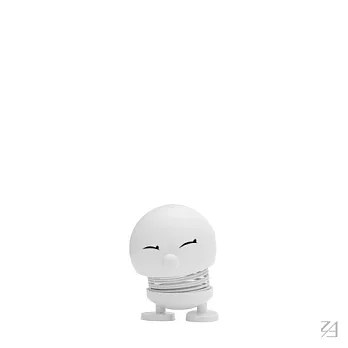 丹麥Hoptimist 微笑彈簧小人Baby Bimble 小兵兵(白色)白色