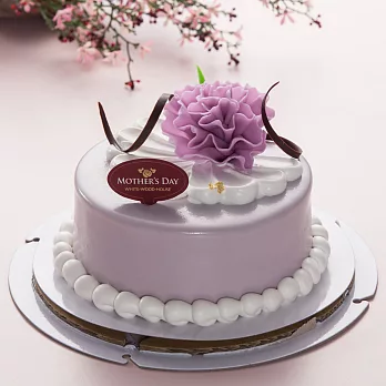 白木屋-6吋紫芋香緹母親節蛋糕(冷凍宅配到府)