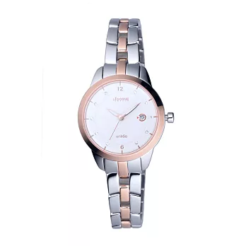 【LICORNE力抗錶】恩萃Entree系列 小錶徑淑女時尚女性腕錶 (銀/玫瑰金 LT061LTWA-R)