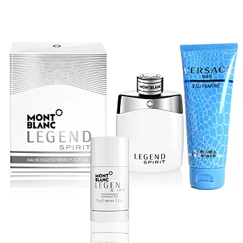 MONTBLANC 萬寶龍 傳奇白朗峰男仕淡香水100ml(送同款體香膏+隨機身體乳/沐浴精)