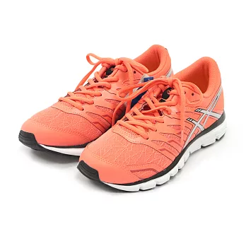 【U】ASICS - 高緩衝輕量運動慢跑鞋(女款)JPN23 - 橘紅色