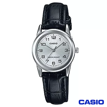 CASIO卡西歐 時尚休閒女仕皮帶腕錶 LTP-V001L-7B