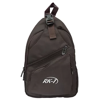 RK-1 運動風素色輕巧單肩斜背包胸包 V-103 (共三色 咖啡色/黑色/藍色)咖啡色